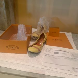 Never worn TOD’s driving shoes